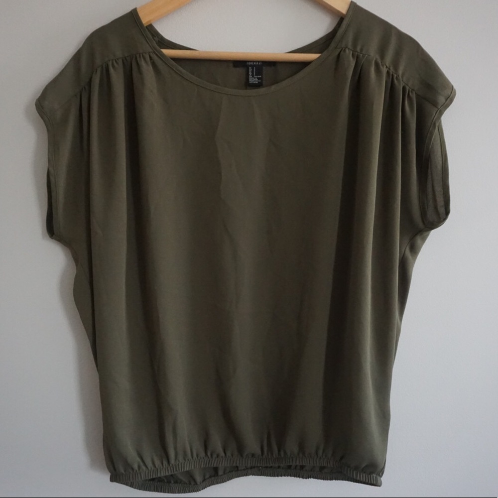 Open-back shirt
